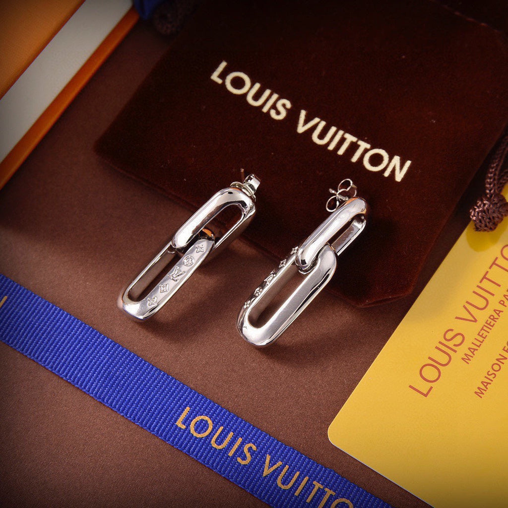 18K Louis Vuitton Edge Earrings