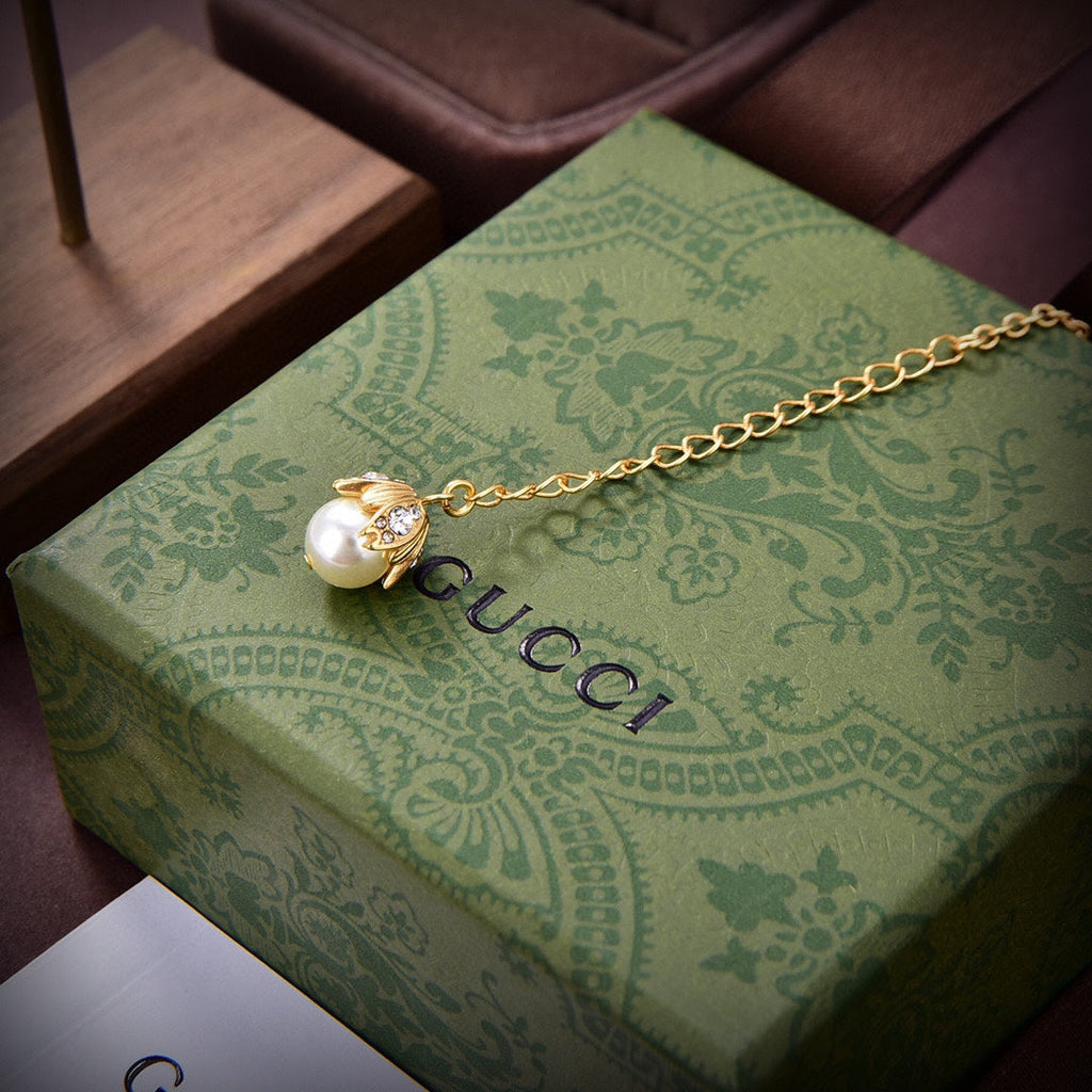 18K Double Gucci Fashion Show Chain Necklace